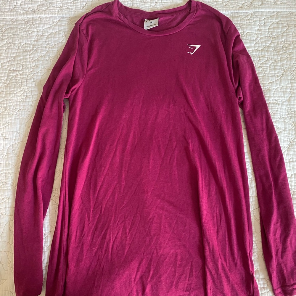 Gymshark oversized long sleeve tee